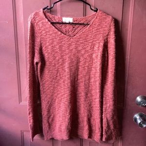 maroon cloud chaser sweater